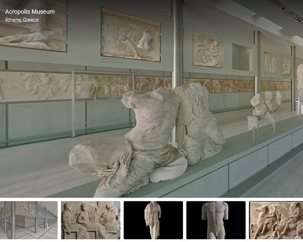 the acropolis museum virtual tour