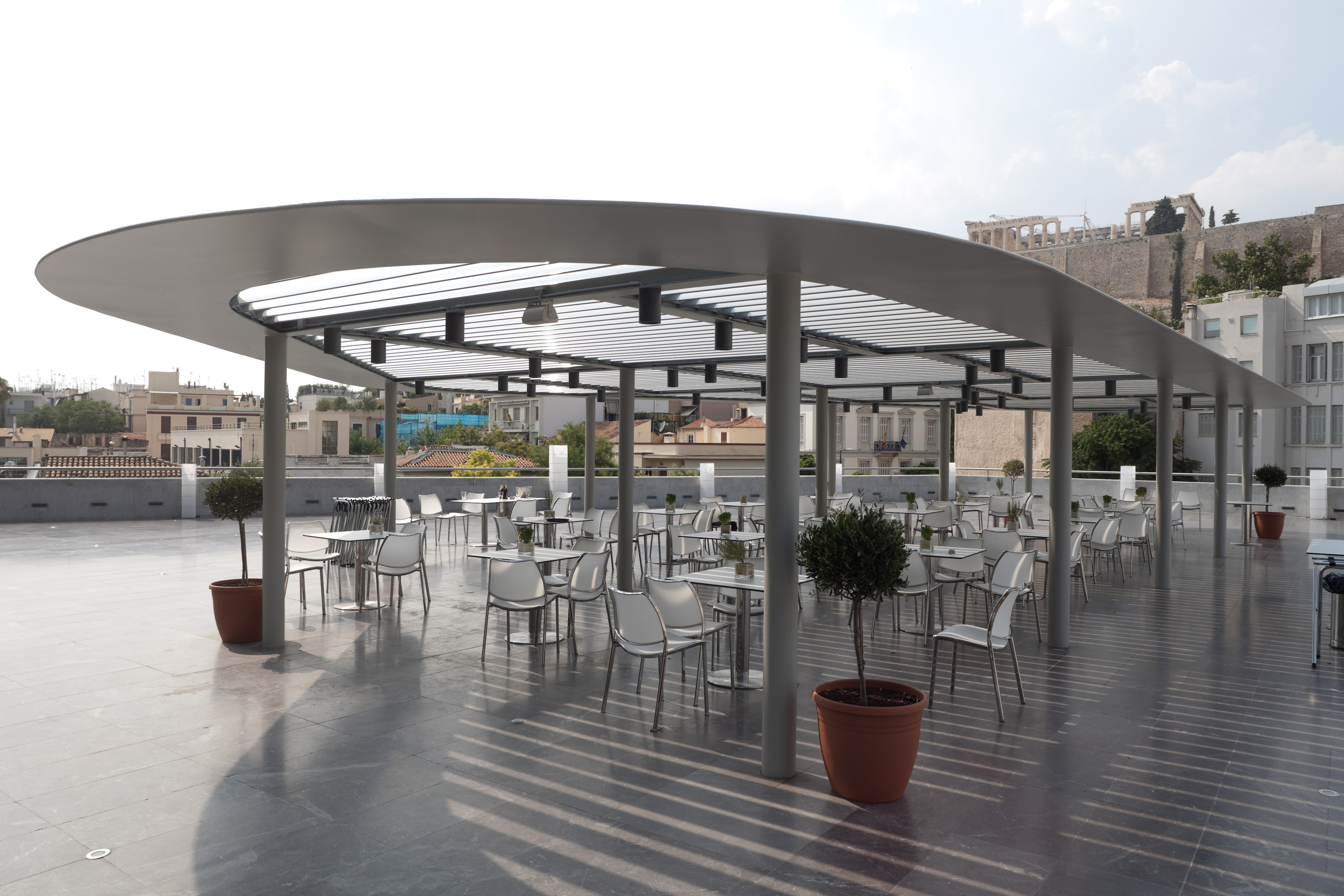 Τhe Acropolis Museum Restaurant terrace